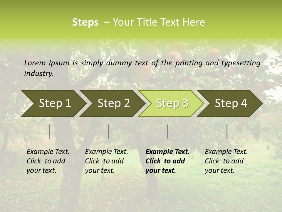 Day Red Image PowerPoint Template