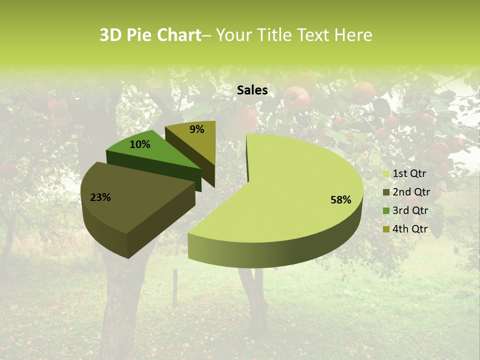 Day Red Image PowerPoint Template