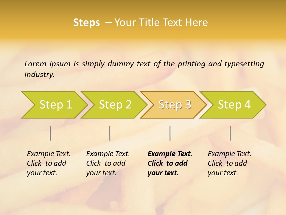 French Dish Photography PowerPoint Template
