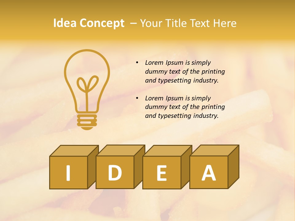 French Dish Photography PowerPoint Template