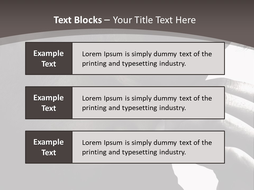 Head Loss Fatigue PowerPoint Template