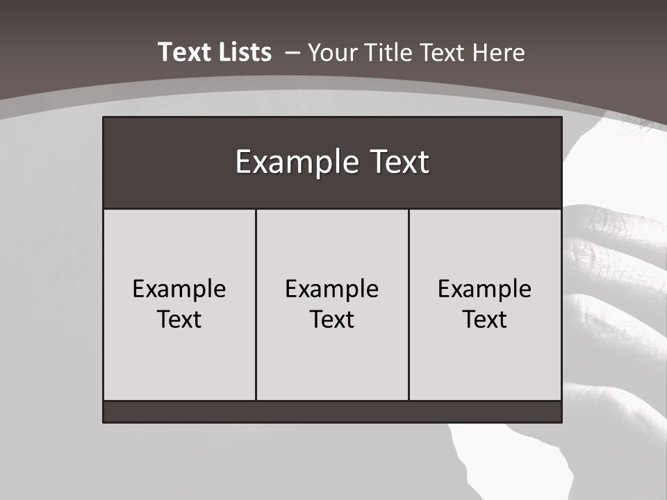 Head Loss Fatigue PowerPoint Template