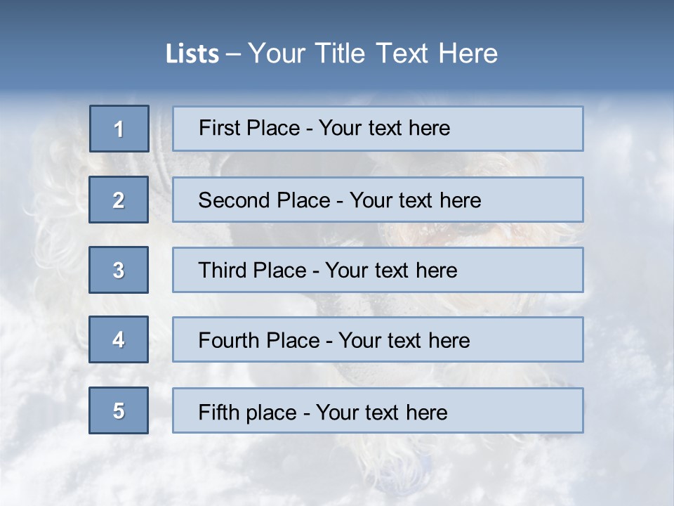 Schnauzer Ears Boot PowerPoint Template