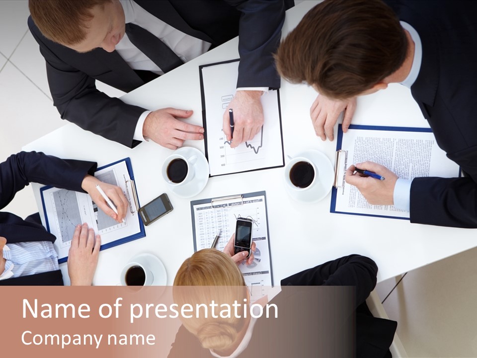 Team Executive Teamwork PowerPoint Template