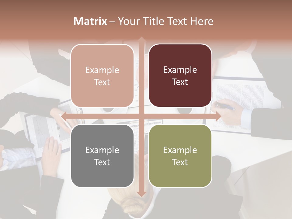 Team Executive Teamwork PowerPoint Template