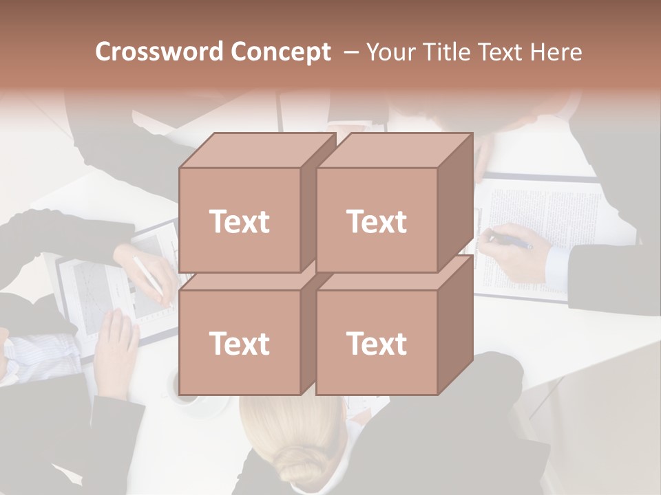 Team Executive Teamwork PowerPoint Template