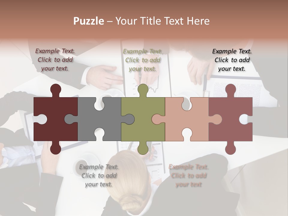 Team Executive Teamwork PowerPoint Template