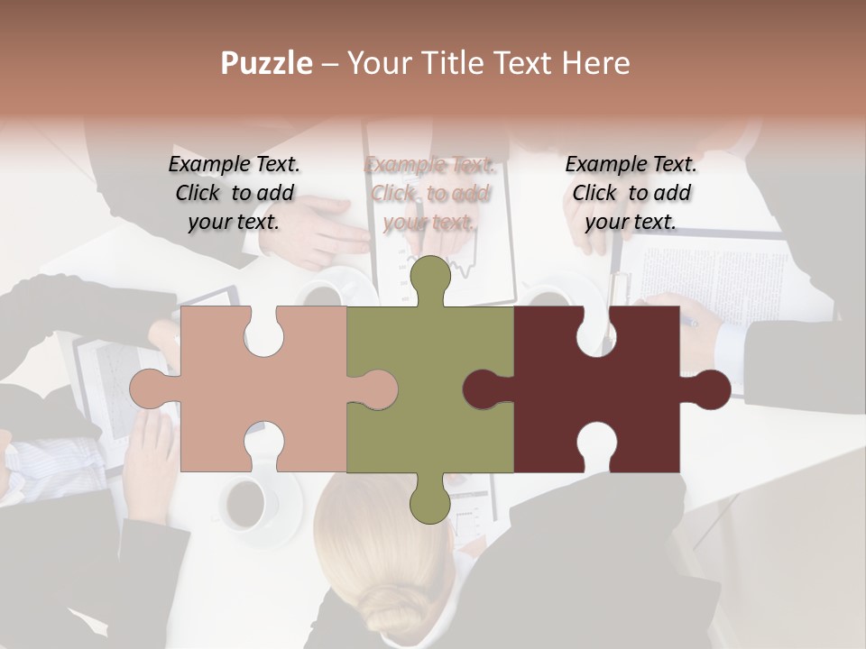 Team Executive Teamwork PowerPoint Template