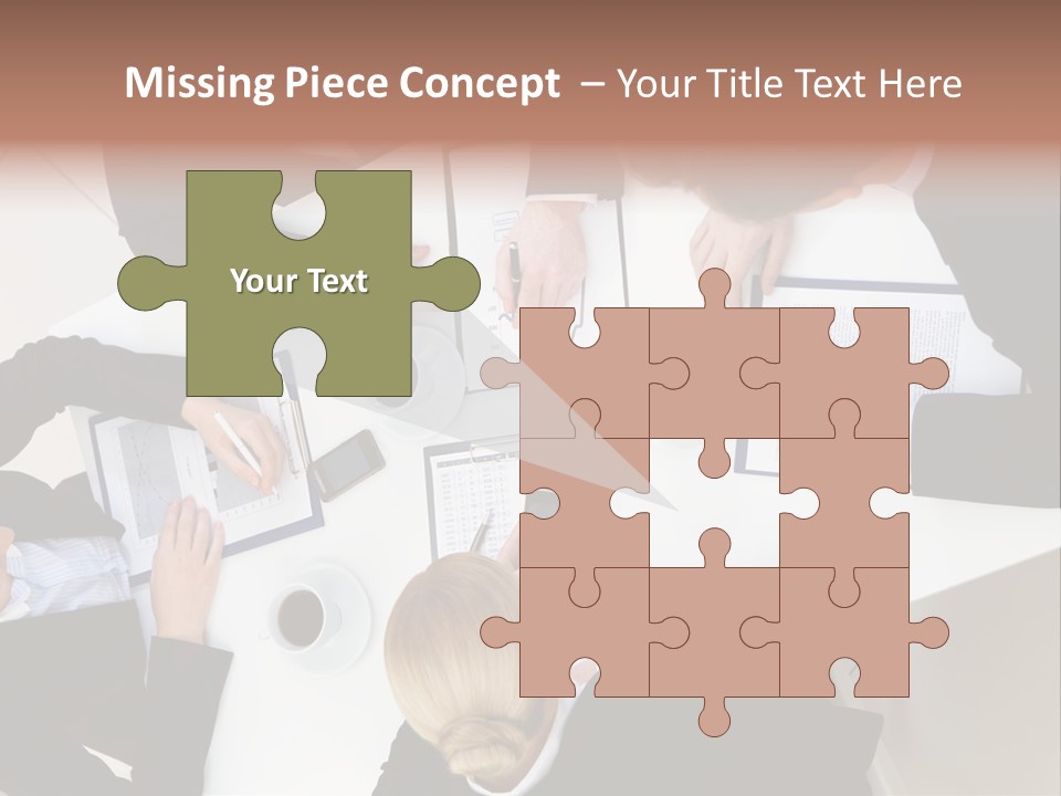 Team Executive Teamwork PowerPoint Template