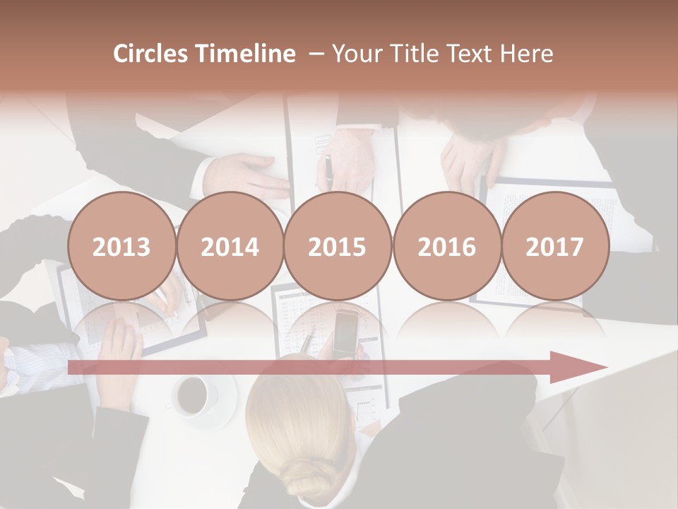 Team Executive Teamwork PowerPoint Template