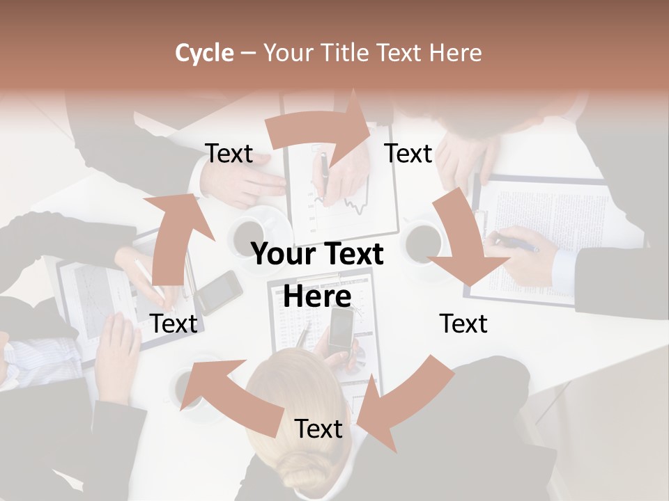 Team Executive Teamwork PowerPoint Template