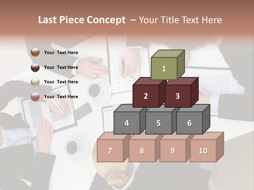 Team Executive Teamwork PowerPoint Template