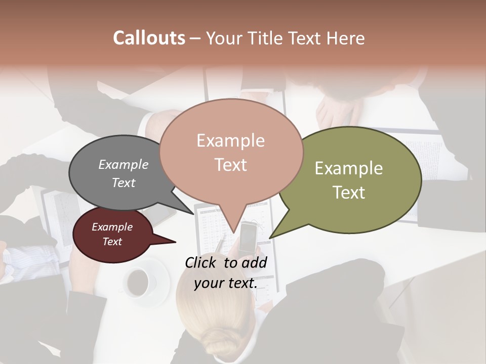Team Executive Teamwork PowerPoint Template