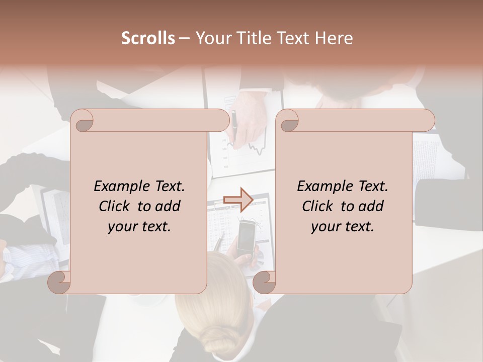 Team Executive Teamwork PowerPoint Template