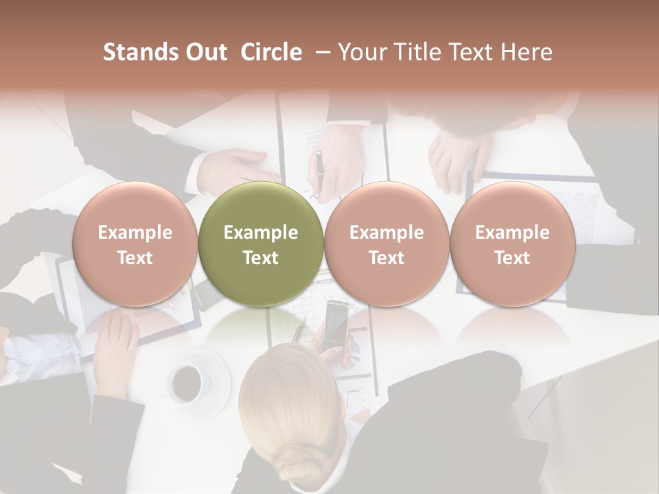 Team Executive Teamwork PowerPoint Template