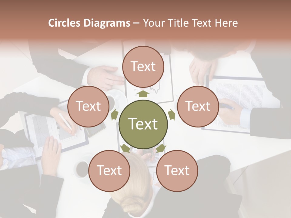 Team Executive Teamwork PowerPoint Template