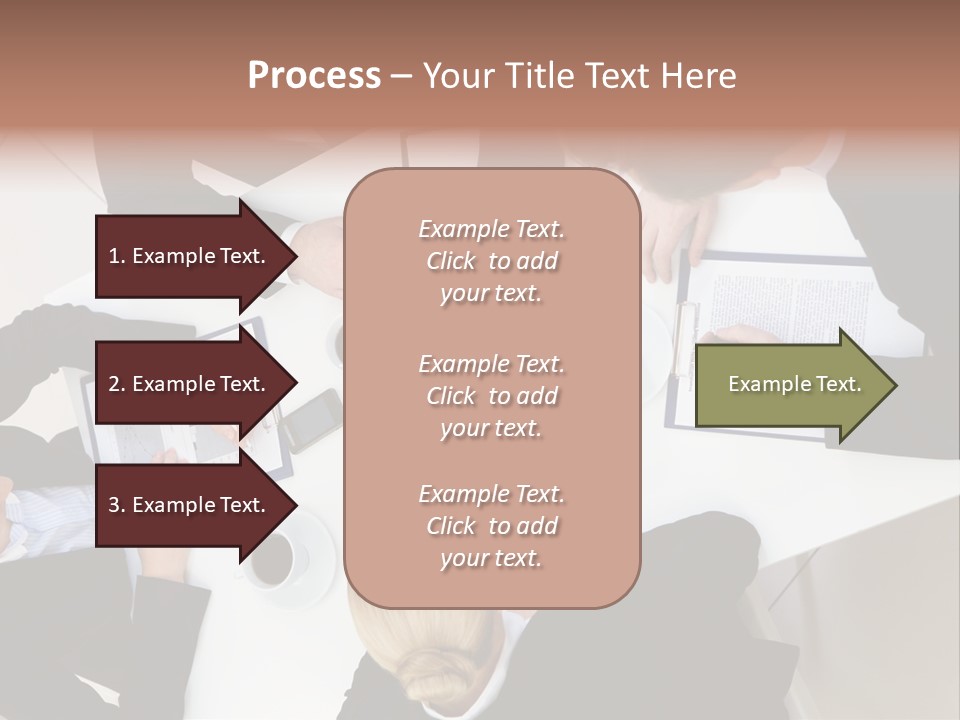 Team Executive Teamwork PowerPoint Template