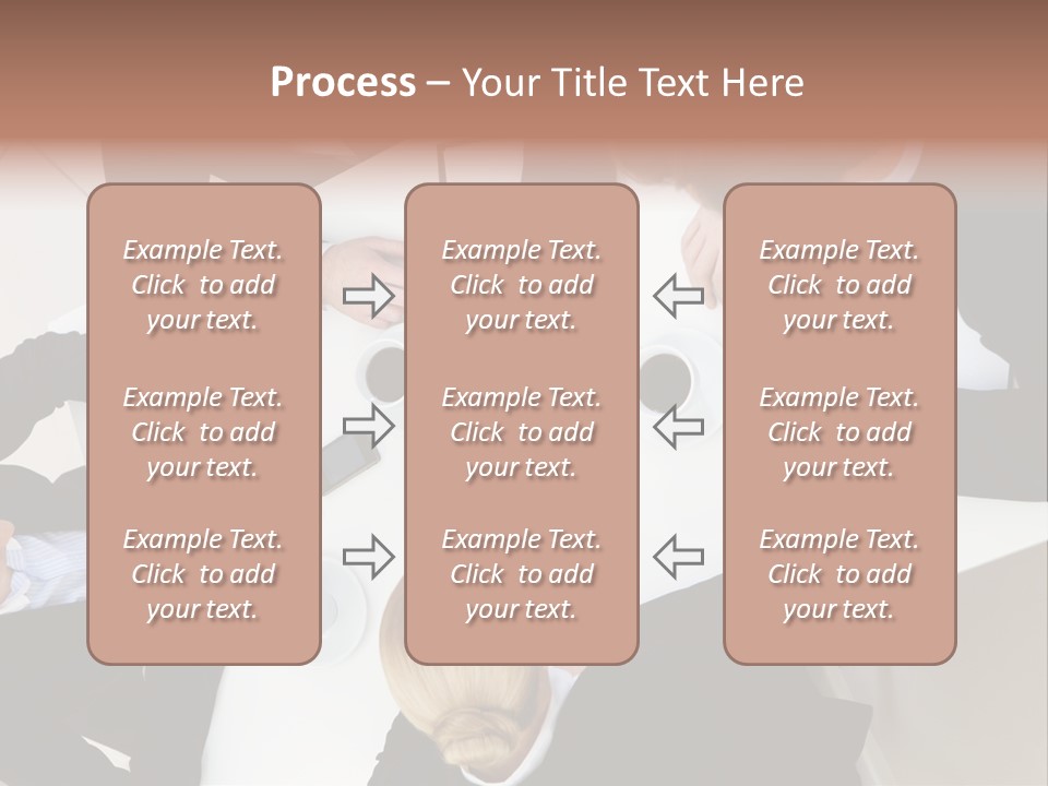 Team Executive Teamwork PowerPoint Template