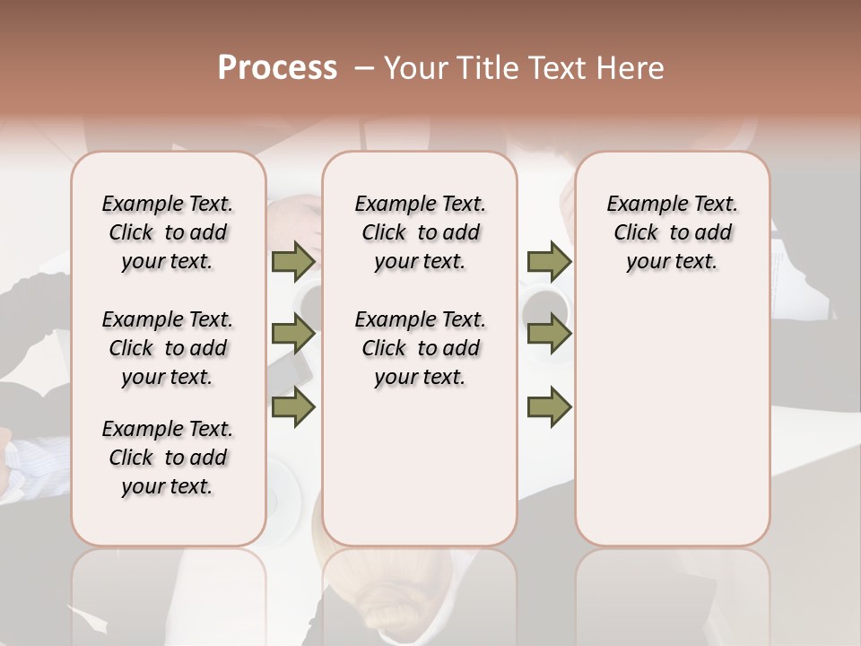 Team Executive Teamwork PowerPoint Template