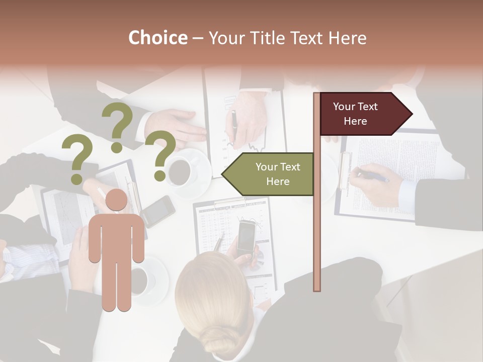 Team Executive Teamwork PowerPoint Template