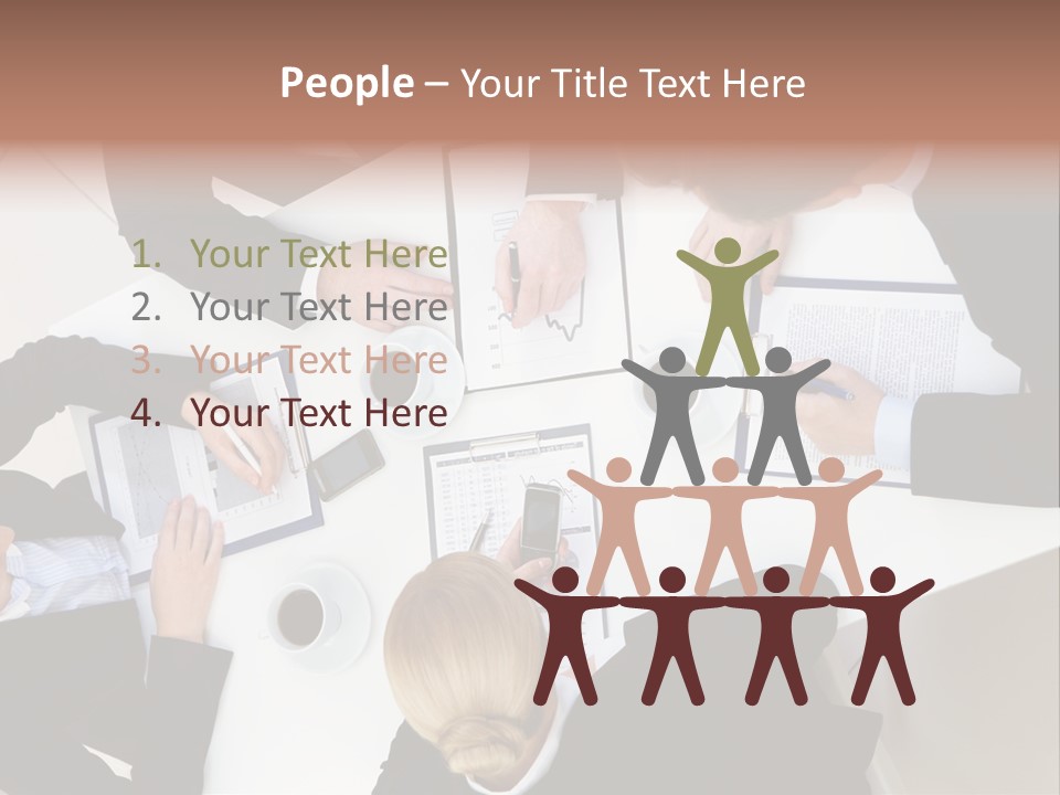 Team Executive Teamwork PowerPoint Template