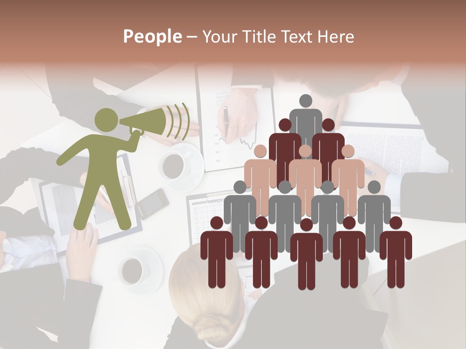 Team Executive Teamwork PowerPoint Template