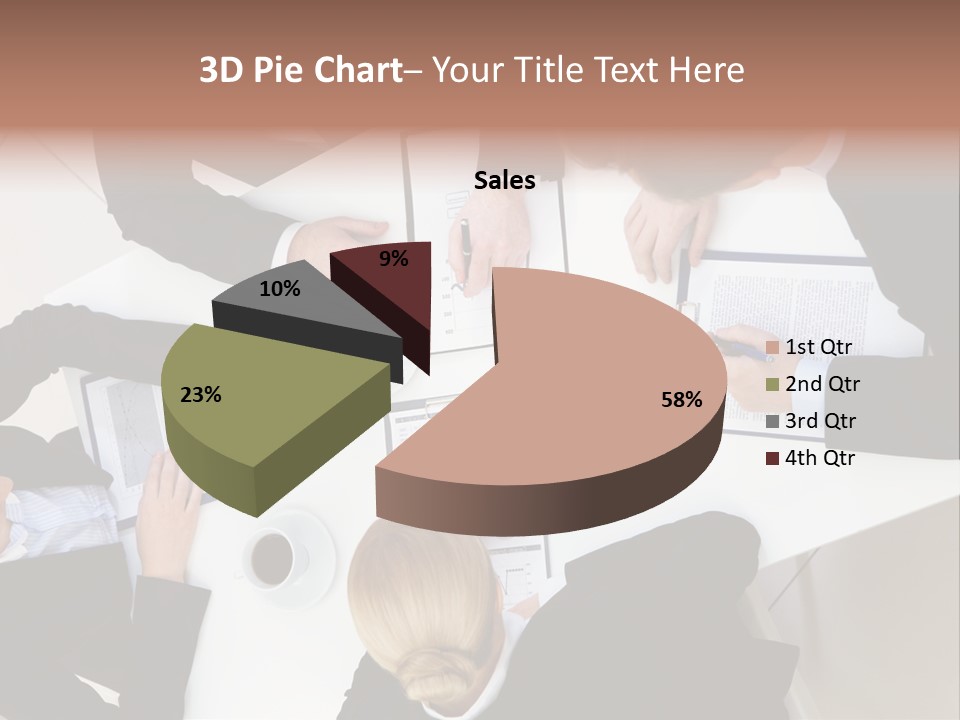 Team Executive Teamwork PowerPoint Template
