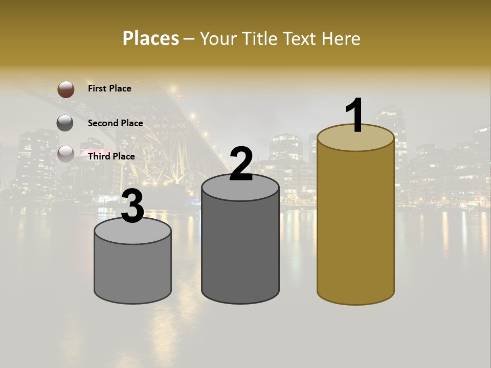 Highway Night Granville PowerPoint Template