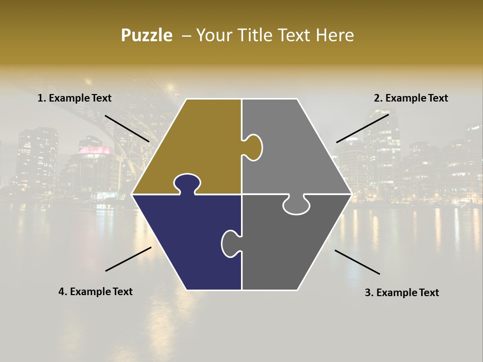 Highway Night Granville PowerPoint Template