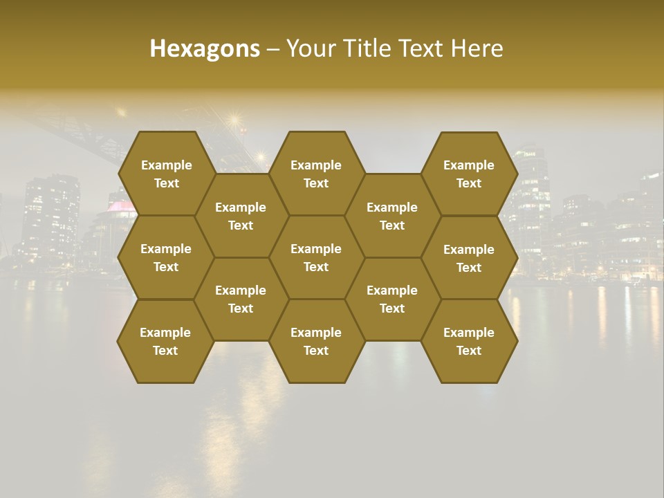 Highway Night Granville PowerPoint Template