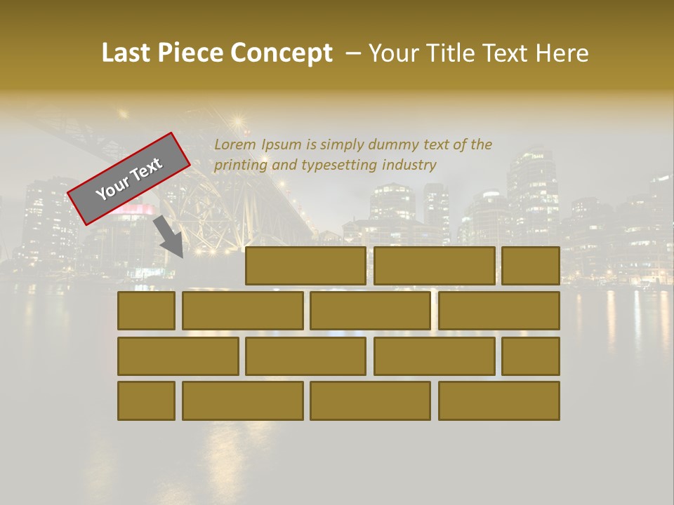 Highway Night Granville PowerPoint Template