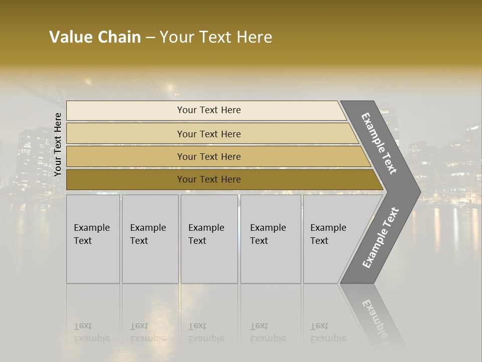 Highway Night Granville PowerPoint Template