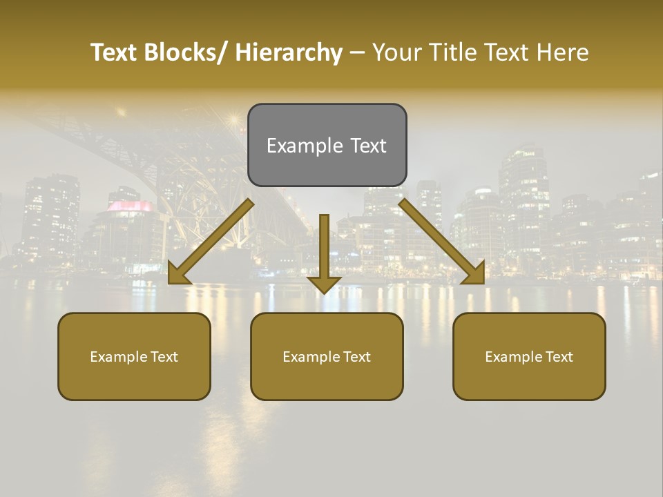 Highway Night Granville PowerPoint Template