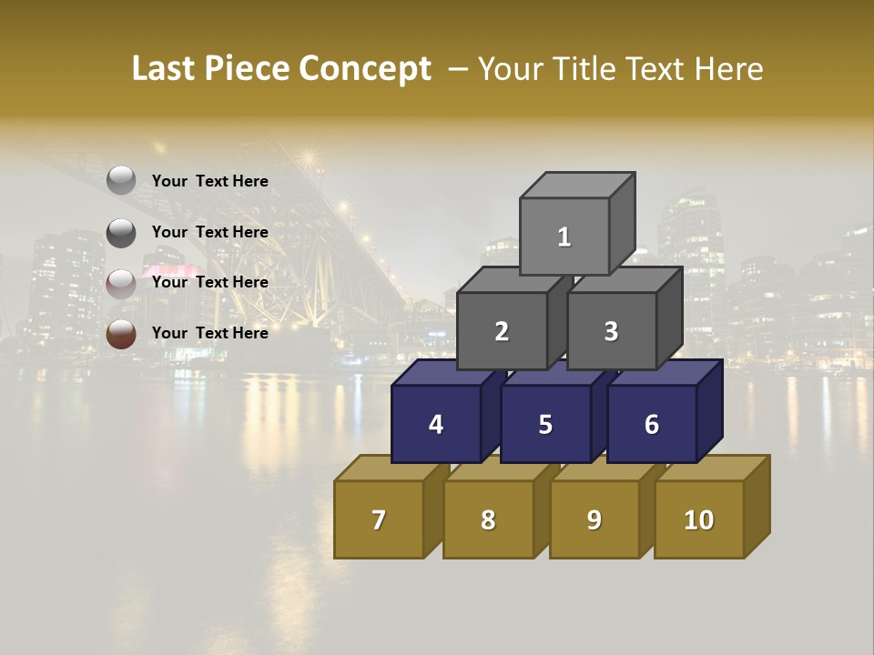 Highway Night Granville PowerPoint Template