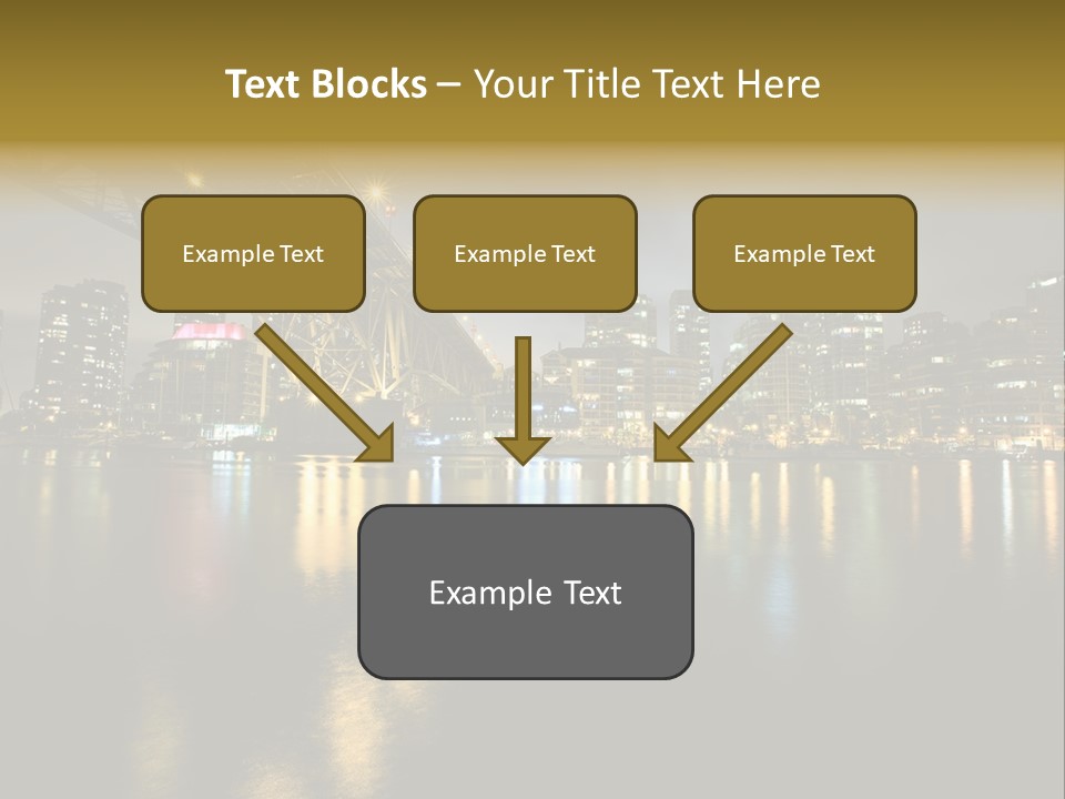 Highway Night Granville PowerPoint Template