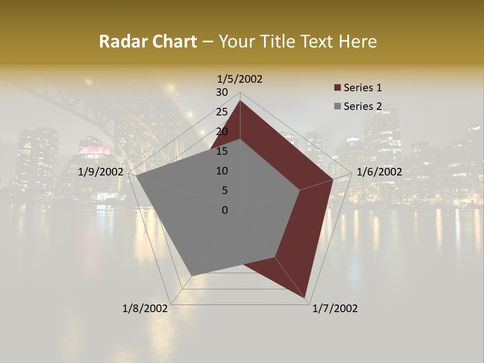 Highway Night Granville PowerPoint Template