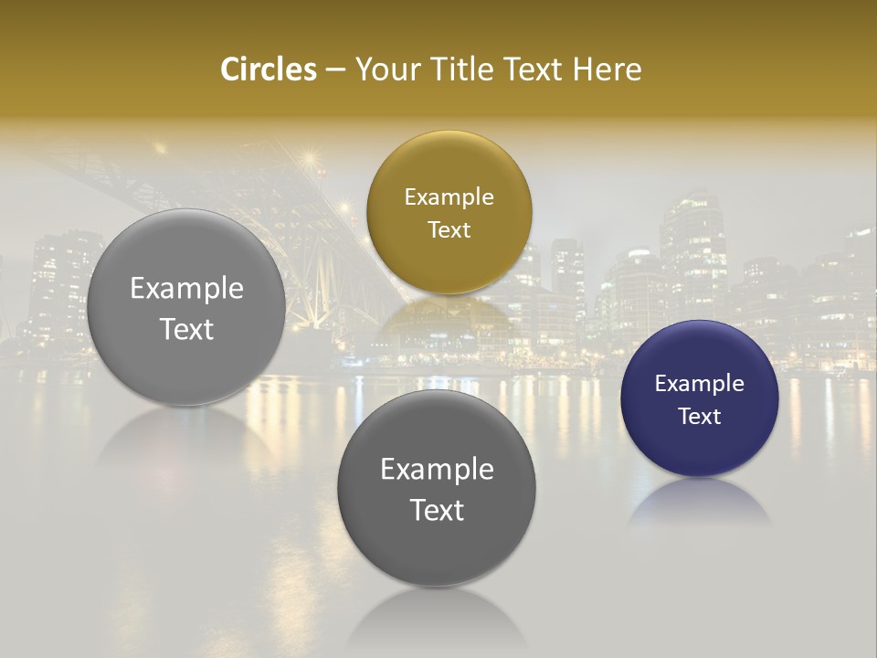 Highway Night Granville PowerPoint Template