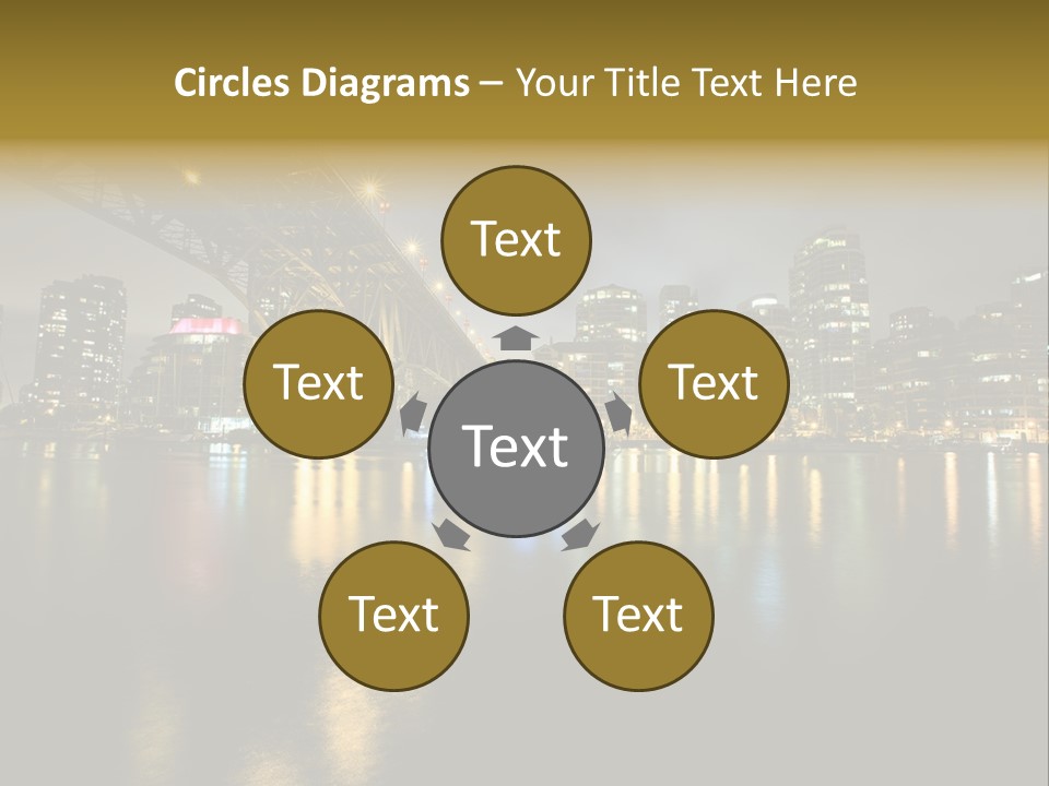 Highway Night Granville PowerPoint Template