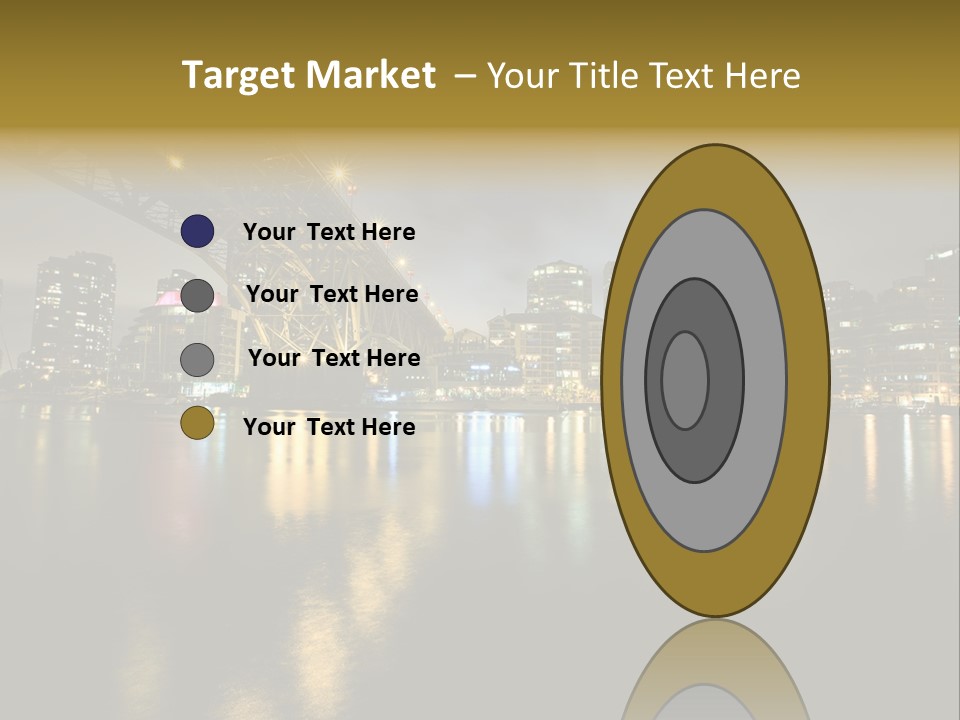 Highway Night Granville PowerPoint Template