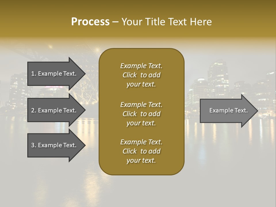 Highway Night Granville PowerPoint Template