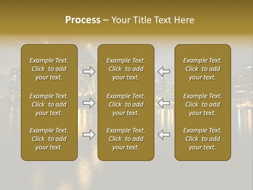 Highway Night Granville PowerPoint Template