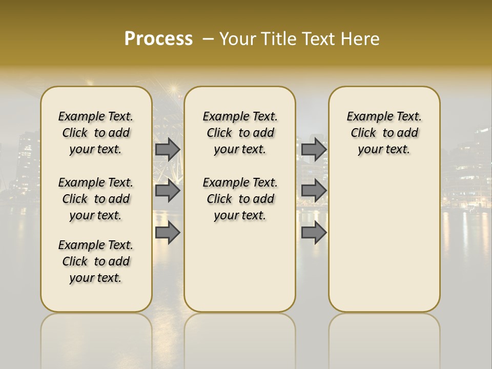 Highway Night Granville PowerPoint Template