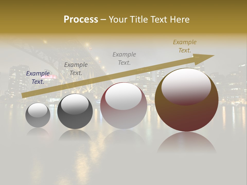 Highway Night Granville PowerPoint Template