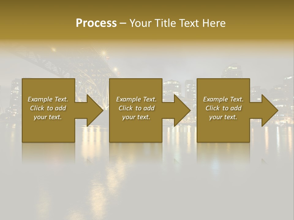 Highway Night Granville PowerPoint Template