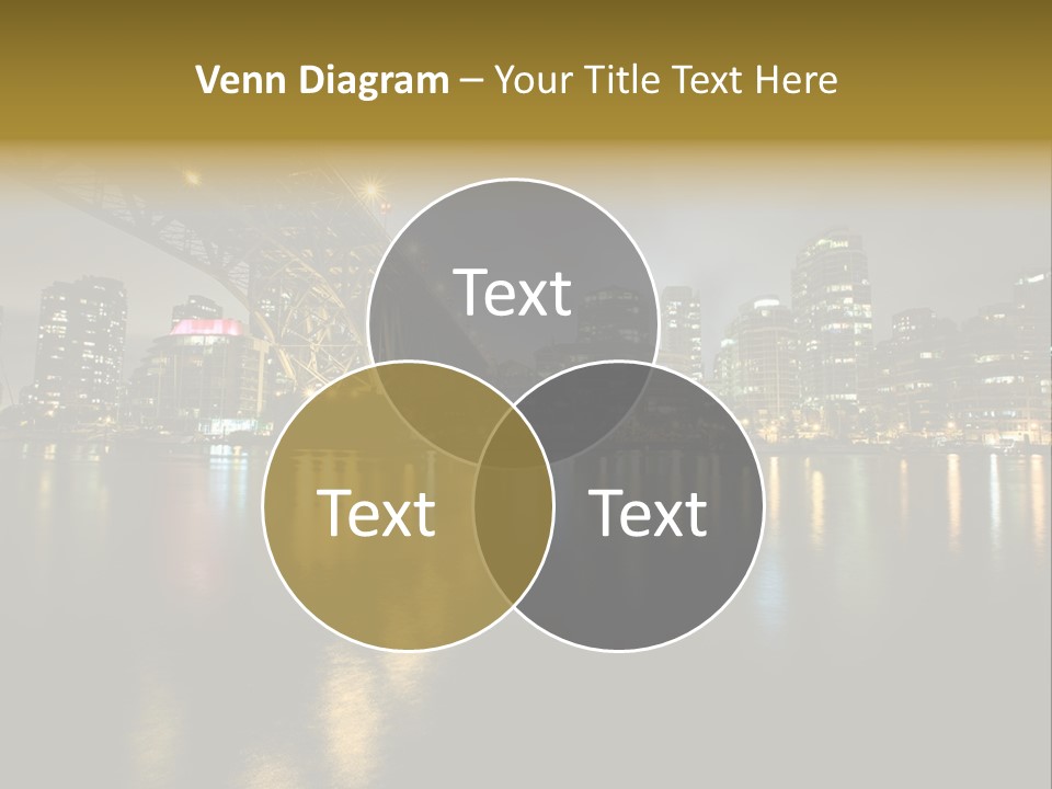 Highway Night Granville PowerPoint Template