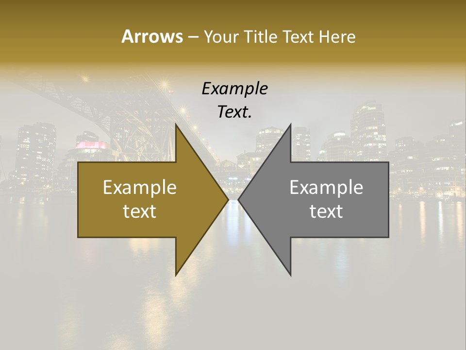 Highway Night Granville PowerPoint Template