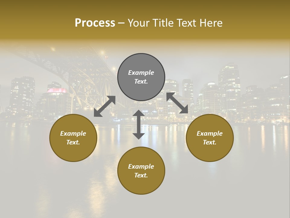 Highway Night Granville PowerPoint Template