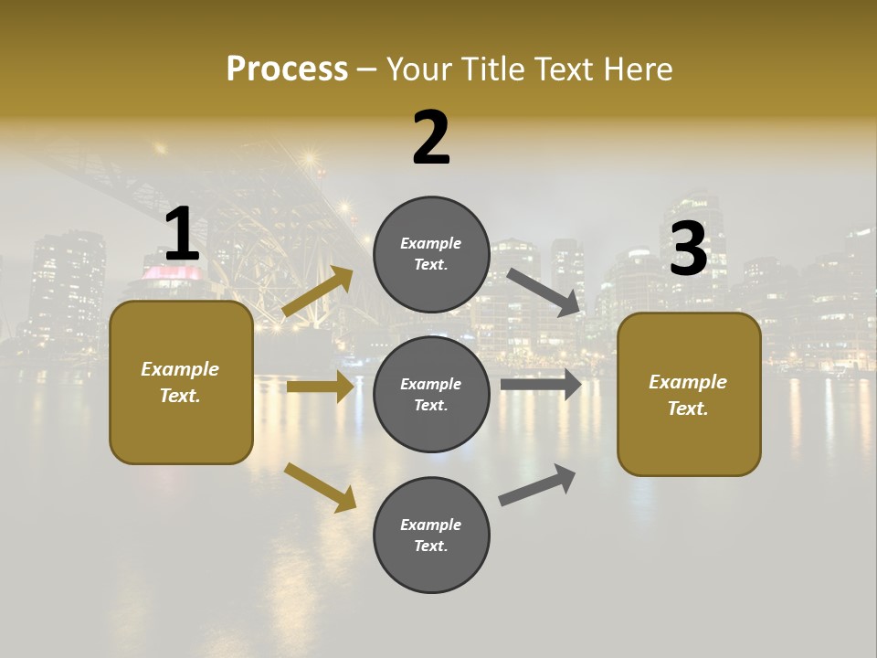 Highway Night Granville PowerPoint Template