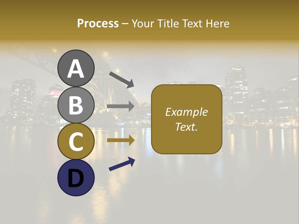Highway Night Granville PowerPoint Template
