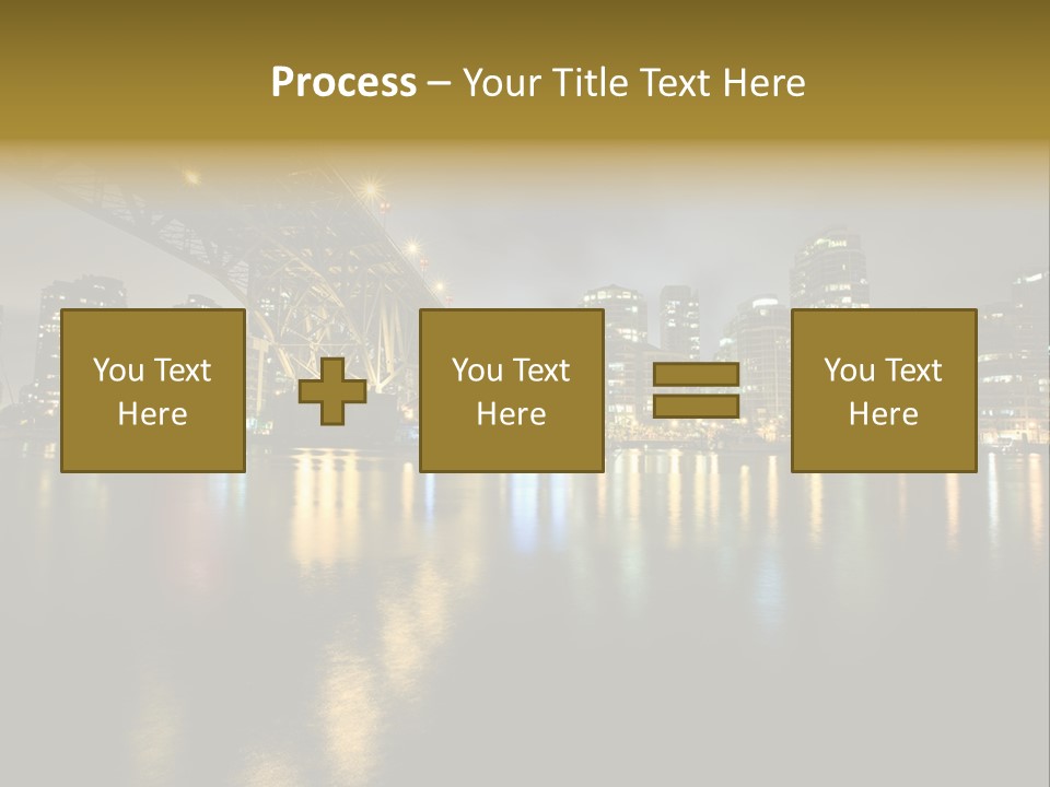 Highway Night Granville PowerPoint Template